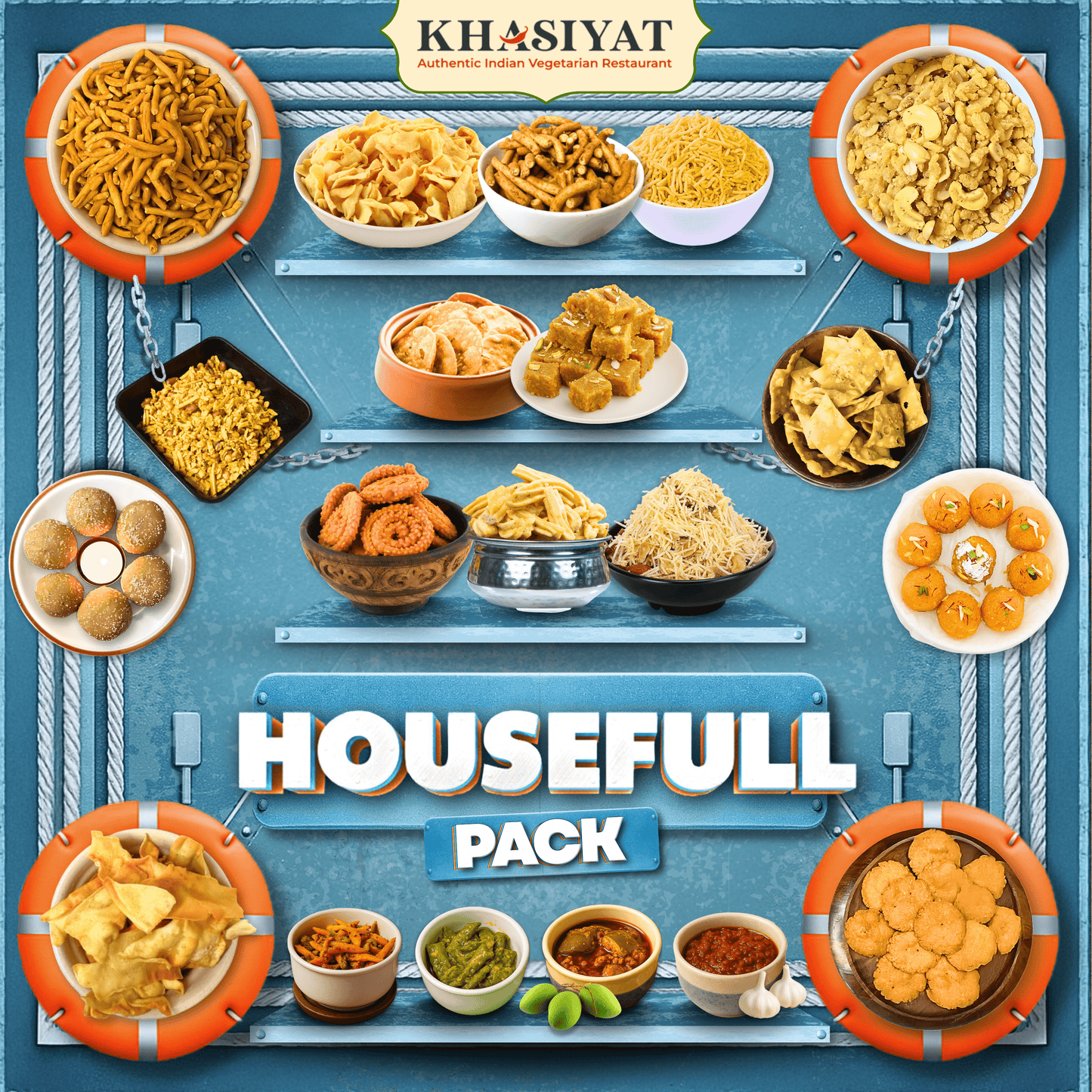 Housefull Pack - Pack of 20 Snacks