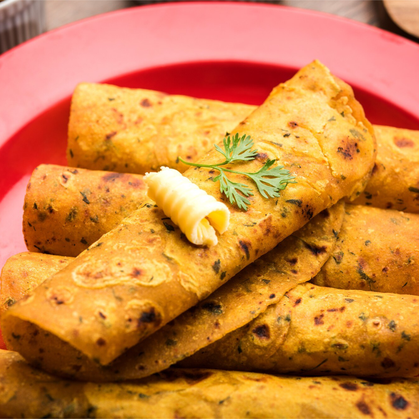 Dhebra with Carrot & Chilli Pickle Combo