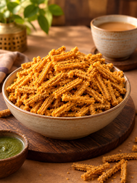Chakri Sticks – Crispy & Crunchy Indian Snack